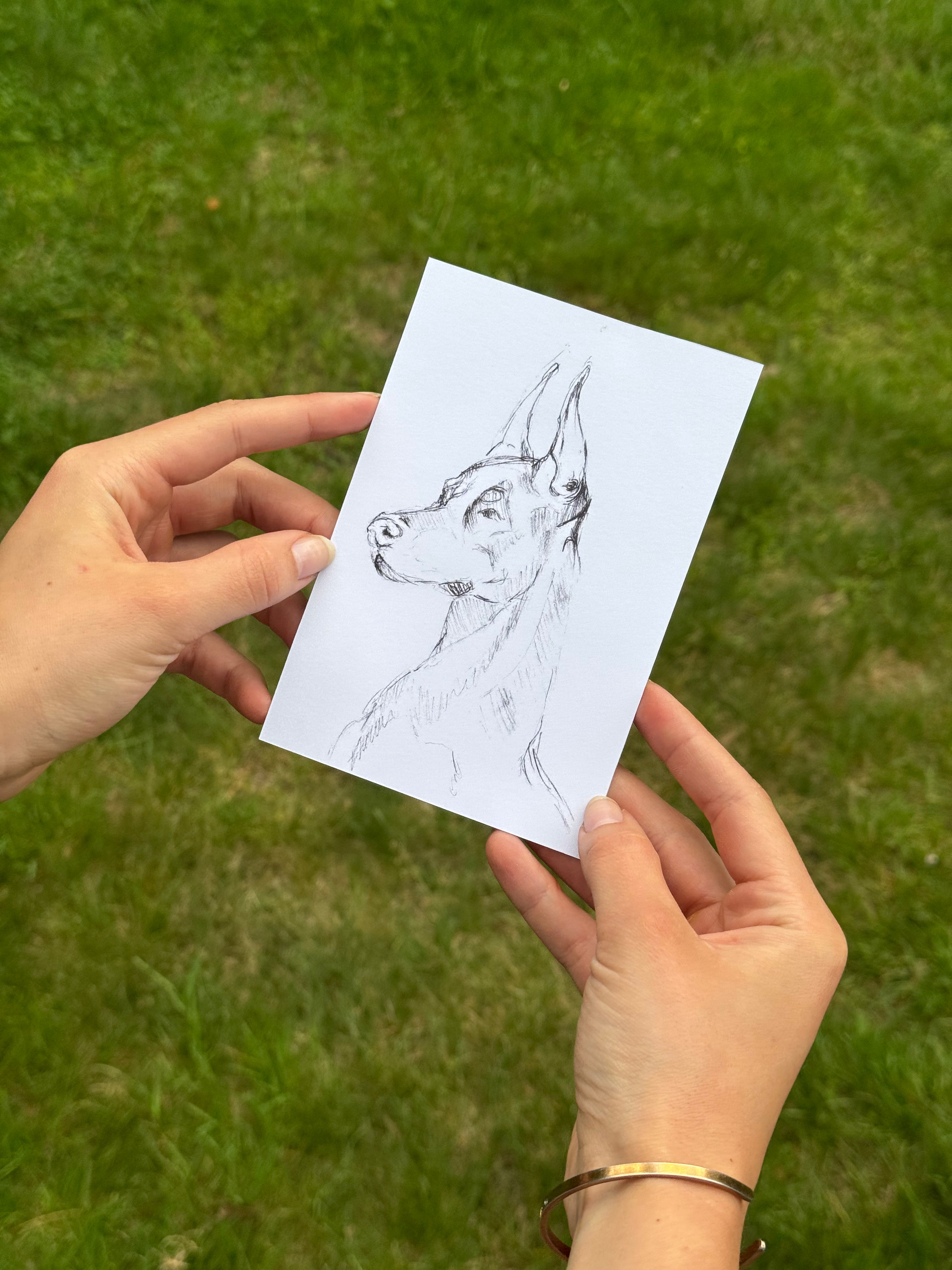 Dog Drawing Print