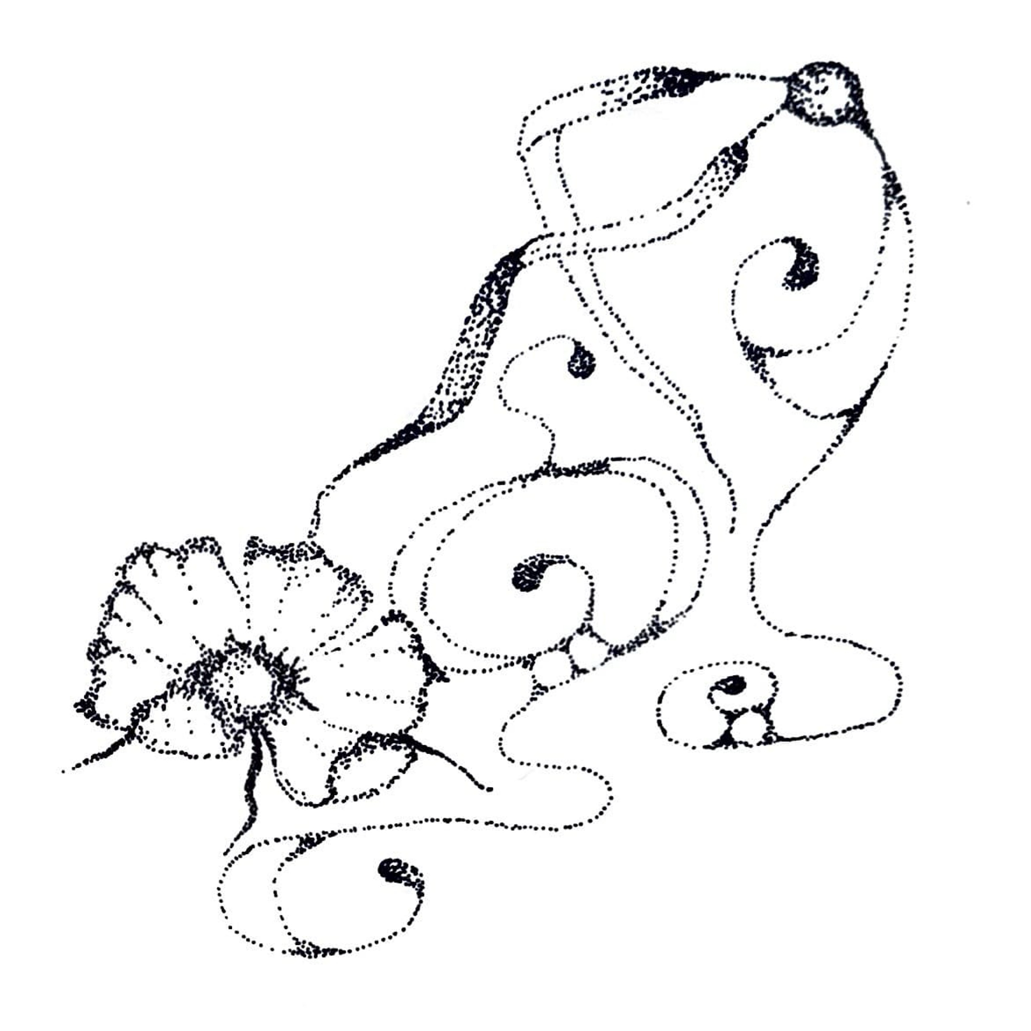 Pointalist Drawing - Original
